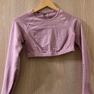 Gymshark long sleeve top, pink, condition - great